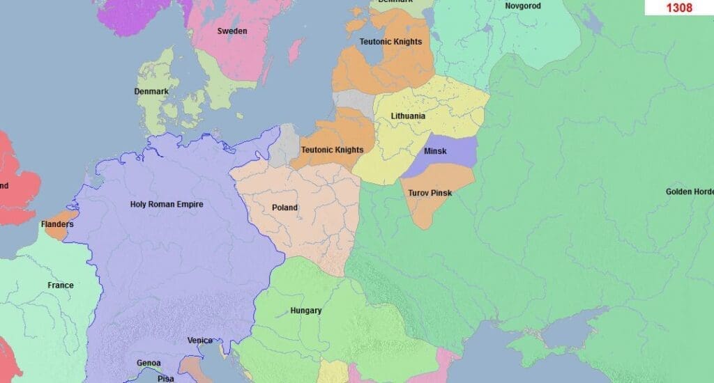 Łeba: Choć latem zatłoczona, warta każdego zachodu słońca 4 leba mapa historyczna